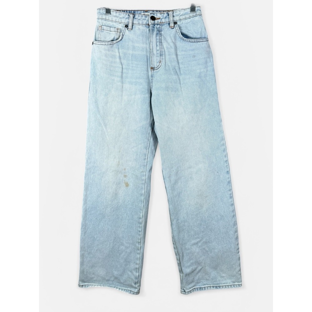 Billabong Jeans Womens 27 Blue Light‎ Wash High Rise Relaxed Straight Denim